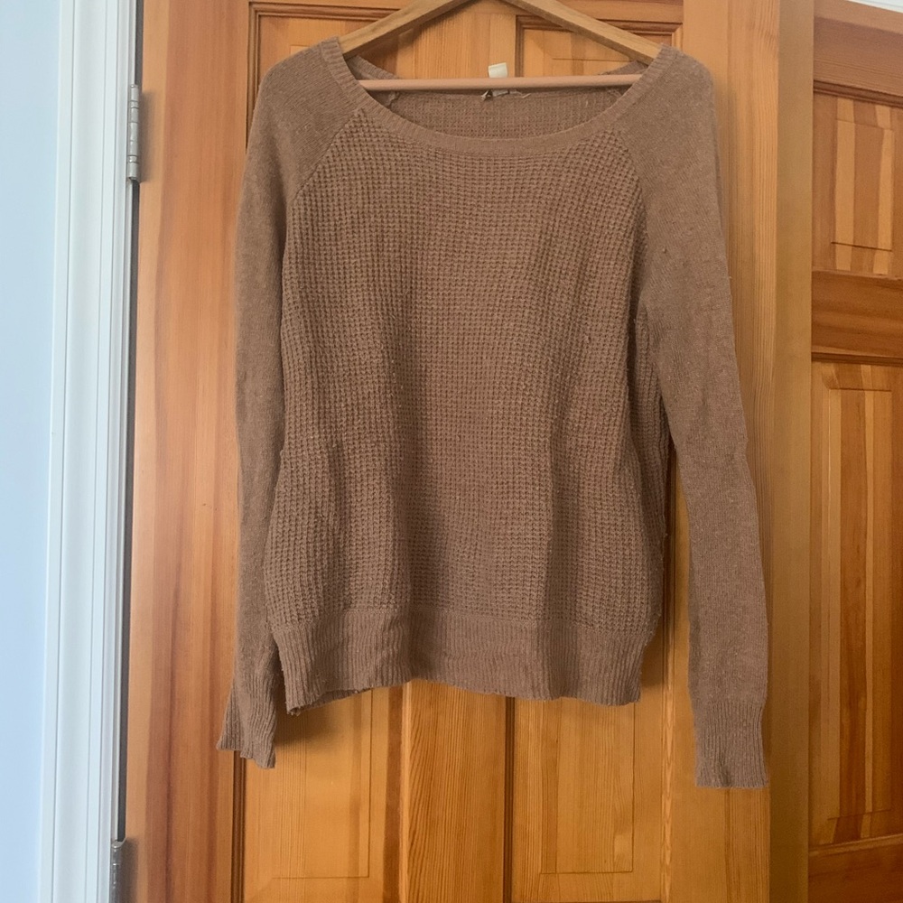 Brown j crew sweater